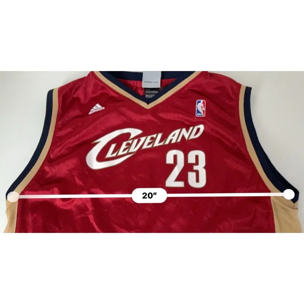 Adidas Cleveland Cavaliers Lebron James #23 jersey. Size XLY (18-20).